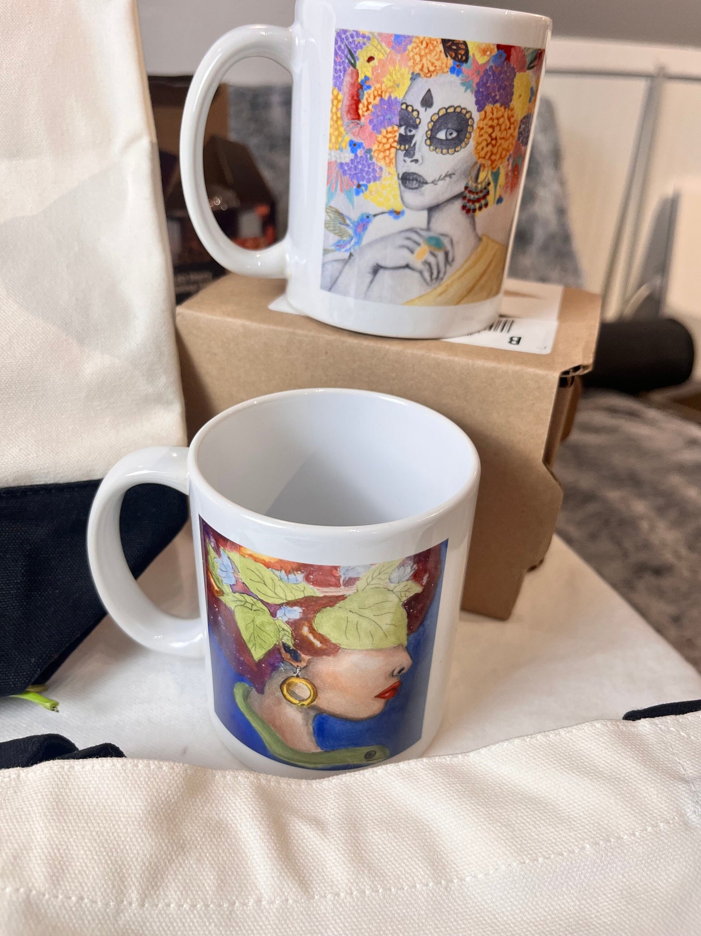 Muerte y Flores Mug