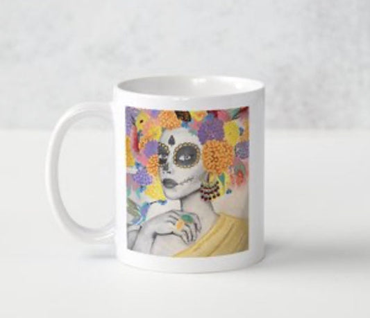 Muerte y Flores Mug